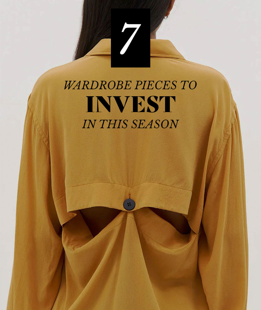 7 wardrobe pieces to invest in this season