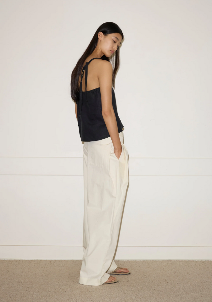 Button Strap Top - Black– Alterior Motif