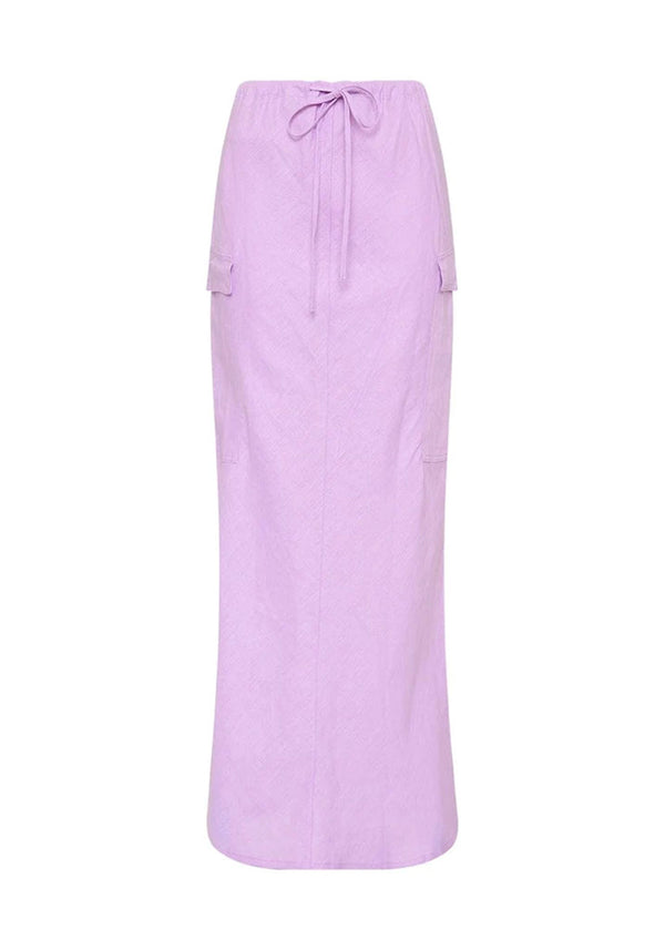 Pink Cargo Maxi Skirt