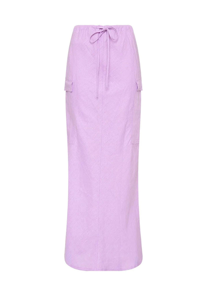 Pink Cargo Maxi Skirt