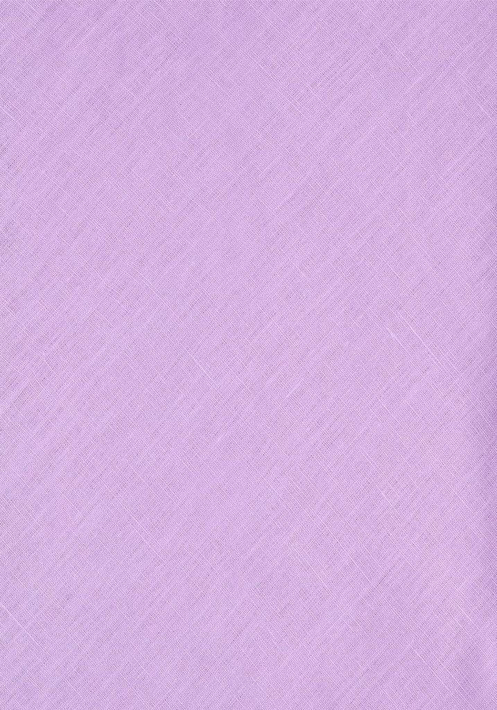 Pink linen fabric up close